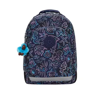 Kipling Gro&szlig;er Rucksack Mit Sicherem Laptopfach Disco Fish 100% Recycled Polyester