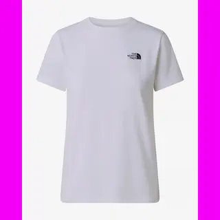 The North Face Simple Dome Evolution Slim Short Sleeve T-Shirt White Women - M