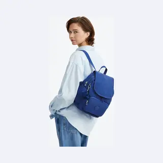 Kipling City Pack S Rucksack, Leichter Kleiner Tagesrucksack Mit Mehreren Taschen, Verstellbaren Trägern & Kompakter Alltags-Reiserucksack - Blazing