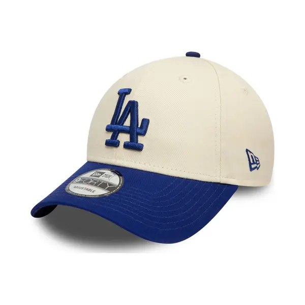 New Era Baseball Cap Colour Block 9Forty Los Angeles Dodgers Light Coral Grey thumbnail