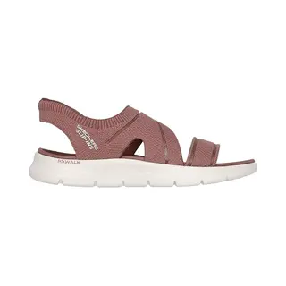 Skechers Women's Go Walk Flex Sandal Enticing Sandals, Brown Textile, 7 Uk