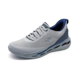 Skechers Men's Arch Fit Orvan Kincade Sneaker, Lt Gray Knit/Synthetic, 6.5 Uk