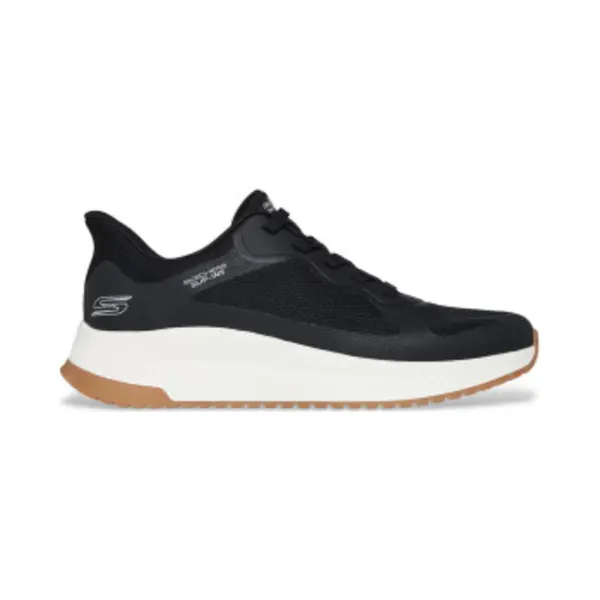 Skechersvoor Mannen. 118423 Trainers Slip-ins Bobs Sport Squad Chaos 4 Zwart (43), Plat, Veters, Casual thumbnail