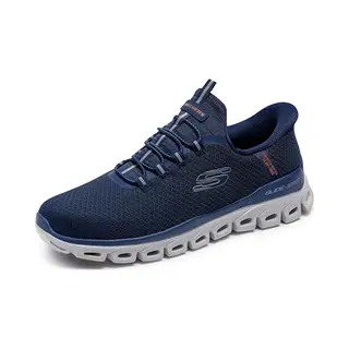 Skechers Men's Hands-Free Slip-ins Glide-Step Noxus Sneaker, Navy, 9.5 Uk