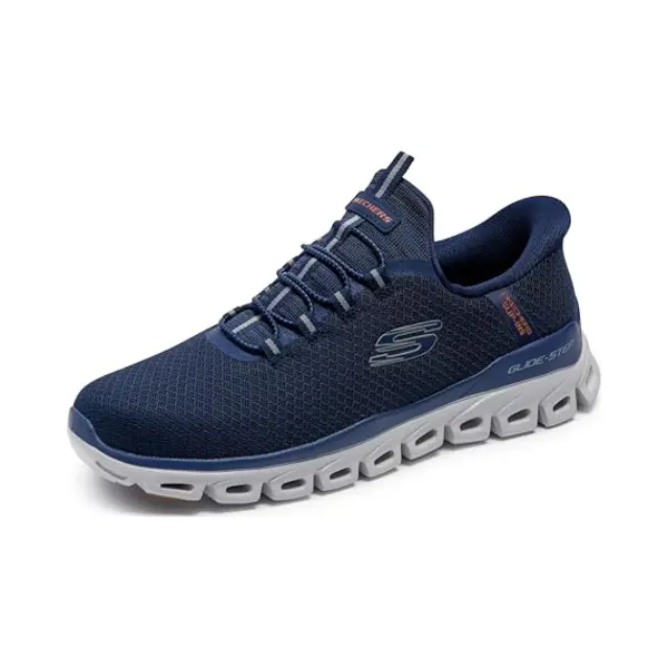Skechers Men's Hands-Free Slip-ins Glide-Step Noxus Sneaker, Navy, 9.5 Uk thumbnail