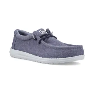 Heydude Herrenschuhe Wally Stretch Jersey Navy