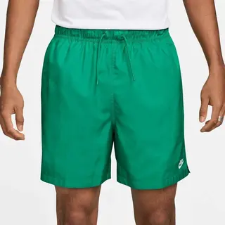 Nike Shorts Club Woven Flow - Grün/Weiß, Größe Small