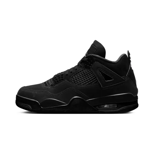 Air Jordan 4 Retro Gs Black Cat 2025 Kinder-Sneaker Light-Graphit IB4171-010 38.5 thumbnail