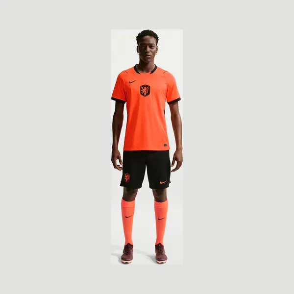 Nederland 2026 Stadium Thuis Nike Dri-Fit Replica Voetbalshorts Voor Heren - Zwart thumbnail