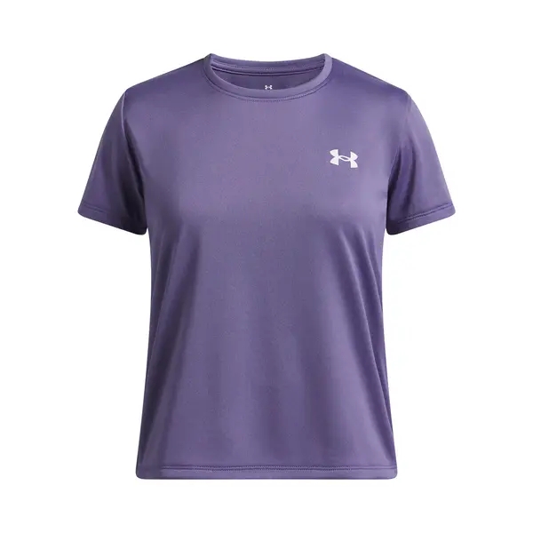 Under Armour Ua Tech Ssc-Ppl Meisjes Sportshirt - Paars Luxe - Wit thumbnail
