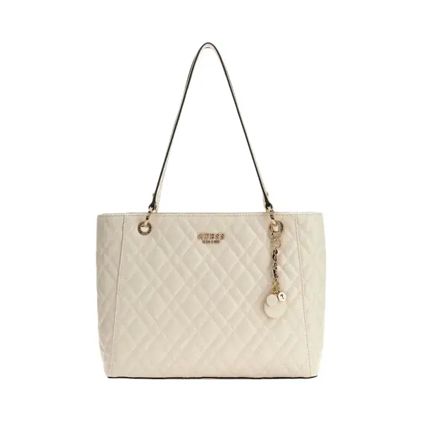 Guess Schoudertas Isemay Noel Tote Cream White Crème thumbnail
