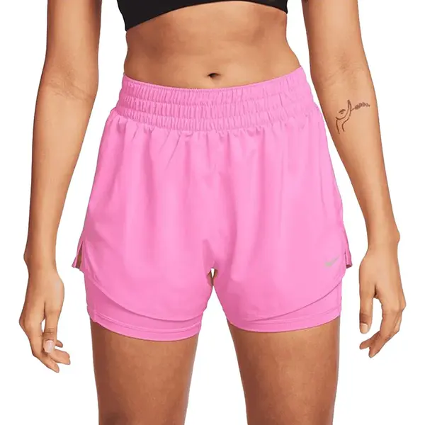 Kurze Atmungsaktive Frauenhose Aus Ultra-weichem Und Seidig Gewobenem Stoff Nike One thumbnail