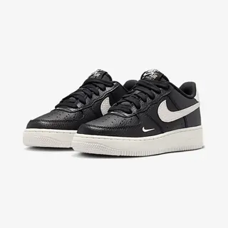 Nike Air Force 1 Ms Gs Trainers Io7403 Shoes 001 - Black - Size, Uk 6 Us 6.5 Eu 39