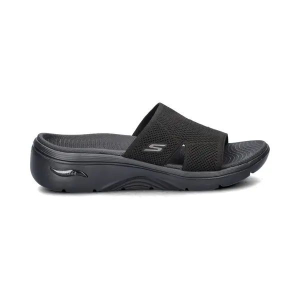 Skechers Go Walk Arch Fit Dames Slipper - Zwart Zwart - Maat 39 thumbnail