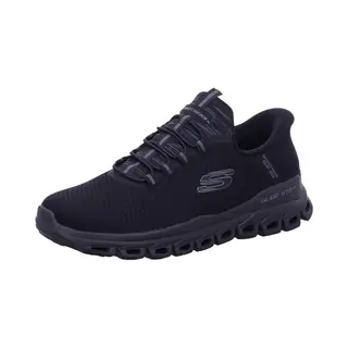 Skechers For Man. 233010 Slip-ins Glide Step Noxus Black Slippers (44), Flat, Laces, Casual