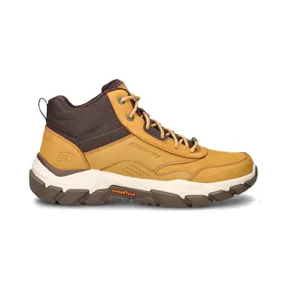 Skechers Men's Santoro Hopkins Hiking Boot, Wheat Leather/Synthetic/Mesh, 9 Uk