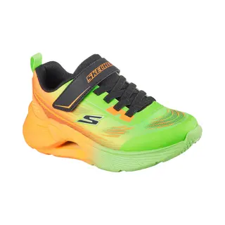 Skechers Tidal-Tech Jongens Sneakers Oranje Groen - Maat 30 - Uitneembare Zool