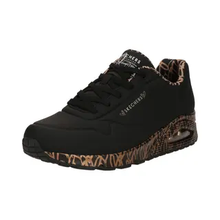 Skechersvoor Vrouwen. 155506 Sneakersx JGoldcrown, One - Loving Love Zwart (38), Plat, Veters, Casual, Sportief, Meerdere Sporten