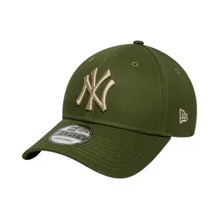 New Era 9Forty Yankees Essential Cap Basecap Baseballcap Curved Brim Mlb Ny York Damen/Herren - Metallschnalle, Mit Schirm Frühling-Sommer
