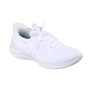 Skechers Ultra Flex 4.0 Textil Damen Weiße Standard Sneakers