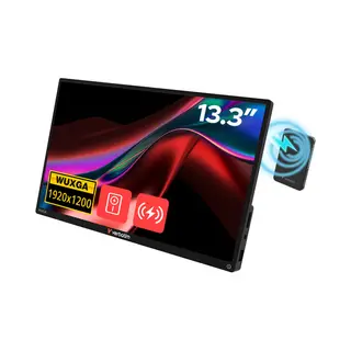 Verbatim 32087 Draagbare televisie en monitoor Draagbare monitor Zwart 33,8 cm (13.3") 1920 x 1200 Pixels
