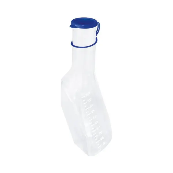 WiBaMed Home-Line WiBaMed - Urinefles - Plasfles - Urinaal - Voor Mannen - 1 Liter Inhoud - Afsluitbaar. De Meest Verkochte Plasfles Van Europa! thumbnail