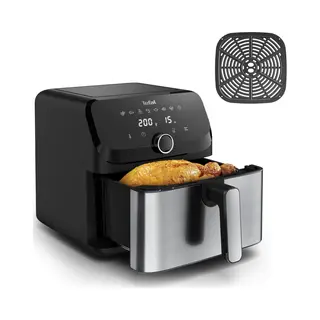 Tefal Easy Fry Mega EY855D10 Fritteuse Einzelbild 7,5 l Eigenständig 2020 W Heißluftfritteuse Schwarz, Edelstahl