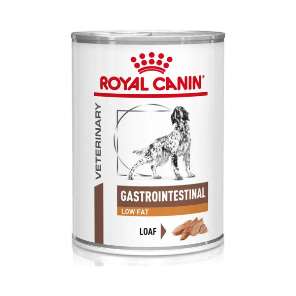Royal Canin Veterinary Diet Royal Canin Gastro Intestinal Low Fat - 12 X 420 Gram Blikjes - Dieetvoeding Spijsvertering Van Volwassen Honden thumbnail