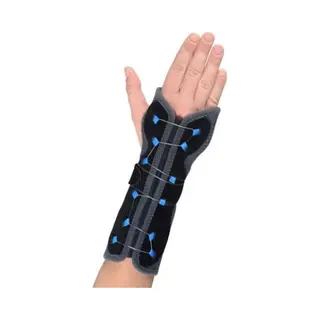 Thuasne Ligaflex Pro 2433-02 Quick Lacing Klimhulp 1 (13-17 Cm) Antraciet Tweehandig