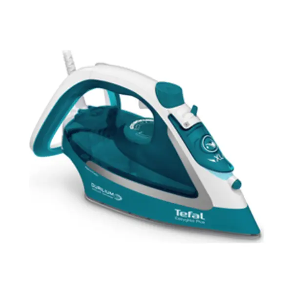 Tefal EasyGliss Plus FV5737 Trocken- & Dampfbügeleisen Durilium Bügelsohle 2500 W Türkis, Weiß thumbnail