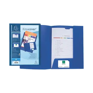 Exacompta 43008E Sammelmappe Polypropylen (Pp) Weiß A4