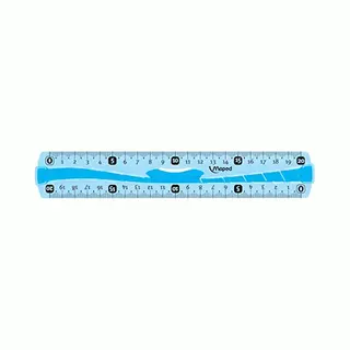 Maped Flex 200 mm Kunststoff Blau, Durchscheinend 1 Stück(e)