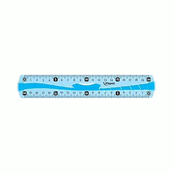 Maped Flex 200 mm Kunststof Blauw, Doorschijnend 1 stuk(s) thumbnail