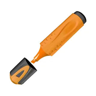 Maped Fluo Peps, 12-pack markeerstift 12 stuk(s) Beitelvormige punt Oranje