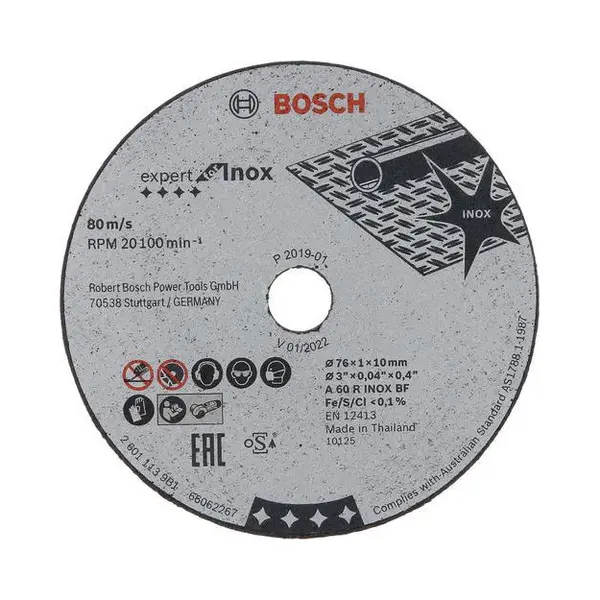 Bosch 2 608 601 520 Winkelschleifer Zubehör Schneidblatt thumbnail
