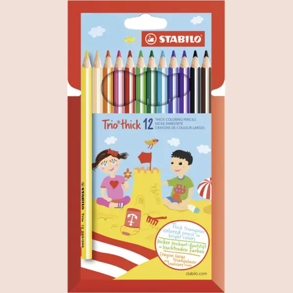 Stabilo Trio Thick Multicolour 12 pc(s) thumbnail