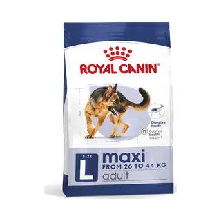 Royal Canin Dog Food -Maxi Adult -Dry Kibble For Large Breed Dogs (26-44KG) - Science Diet - Tailored Nutrition - 15kg