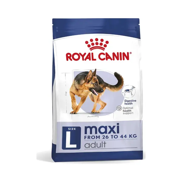 Royal Canin Dog Food -Maxi Adult -Dry Kibble For Large Breed Dogs (26-44KG) - Science Diet - Tailored Nutrition - 15kg thumbnail