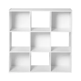 Calicosy 9-Compartment Storage Shelf In White