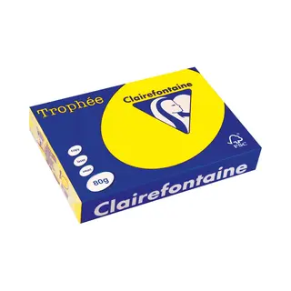 Clairefontaine Trophée papier voor inkjetprinter A3 (297x420 mm) 500 vel Geel