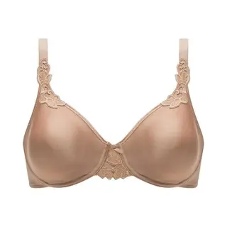 Chantelle, Bh's, Hedona Molded" Beugelbeha, Beige, (Een Eenheid Per Verpakking, 95 D)