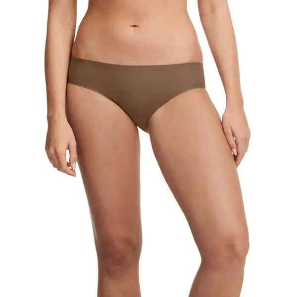 Chantelle Women's SoftStretch Brazilian Brief In Brown thumbnail