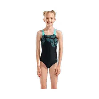 Arena Meisjes Badpak Kikko Swim Pro Back Zwart Water