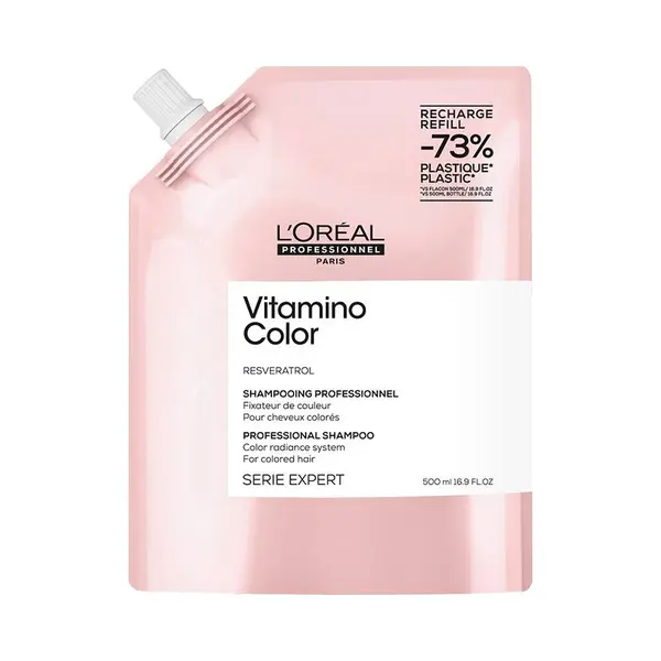 L'Oréal Professionnel L’Oréal Professionnel Vitamino Color Shampoo Refill – Bescherming En Meer Glans - Voor Gekleurd Haar - Navulverpakking 500ml thumbnail
