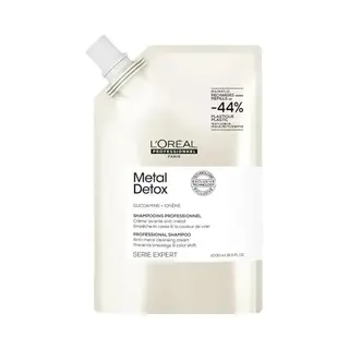 L'Oréal Metal Detox Refill Shampoo Für Gefärbtes, Beschädigtes Und Aufgehelltes Haar, 1000 Ml