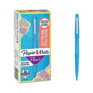 Papermate Flair viltstift Medium Turkoois 12 stuk(s)