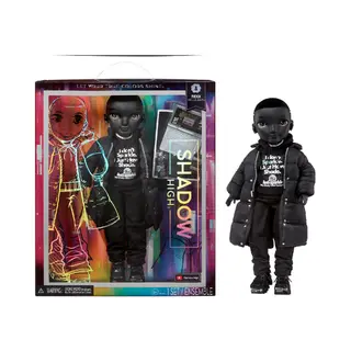 MGA Entertainment Rainbow High Shadow High S23 Fashion Doll - Rexx Mcqueen (Black)