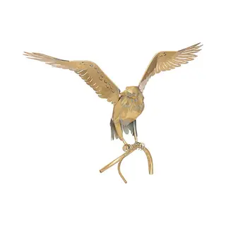 Atmosphera Adelaar Vogel Beeld - Goud - Metaal - H52, 5 Cm - Dieren - Modern - Woondecoratie