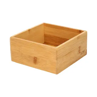 5Five Bestekbak/keuken Organizer - 1 Vaks - Tidy Smart Serie - Bamboe - 15 X 15 X 7 Cm