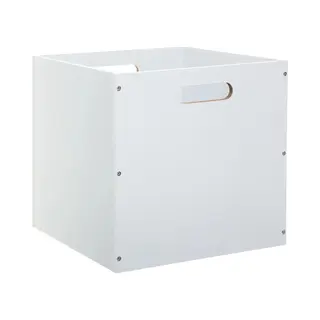 5five Simply Smart - Weiße Aufbewahrungsbox Aus Holz, 31 X 31 Cm